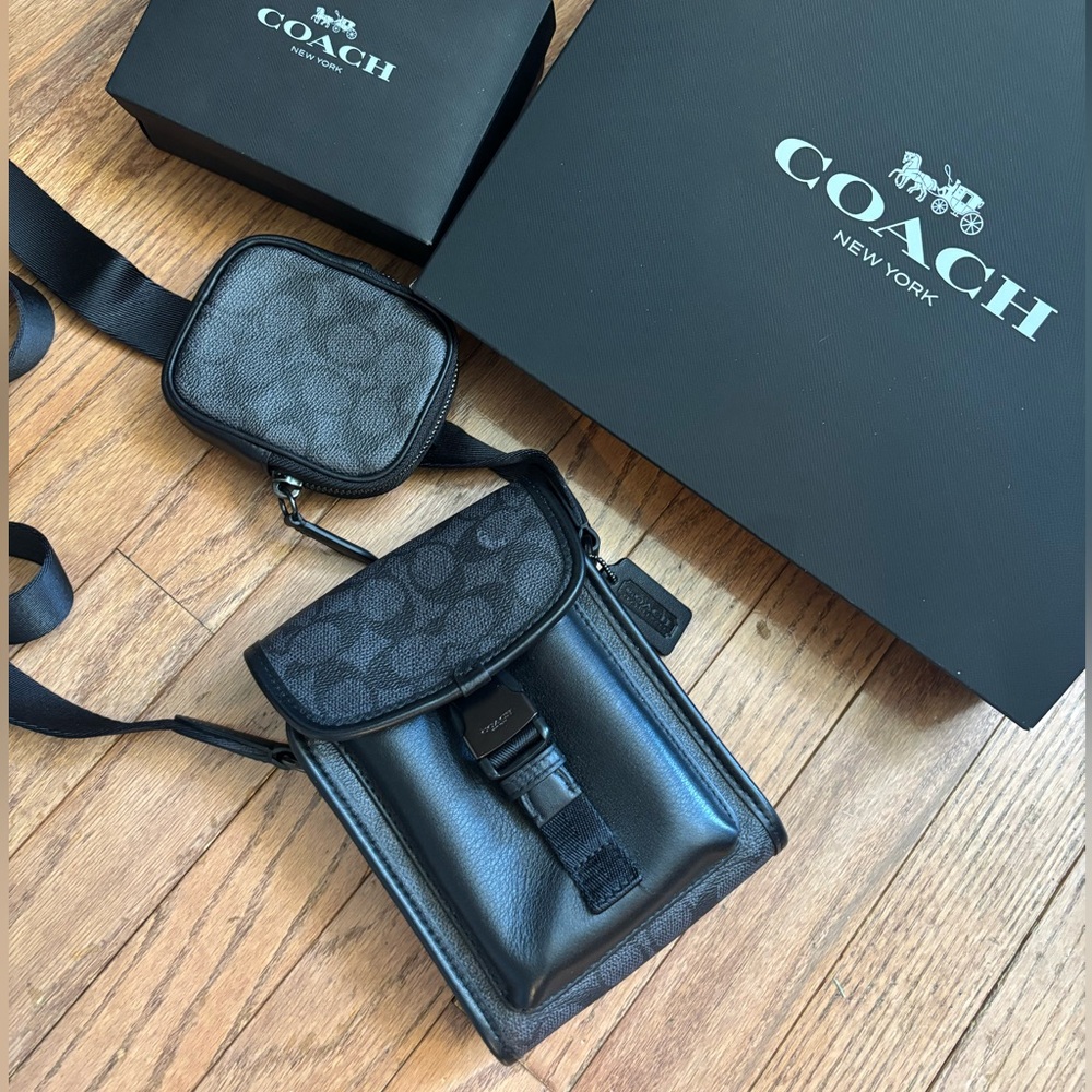 Coach Restored Charter North/South
Crossbody With Hybrid Pouch